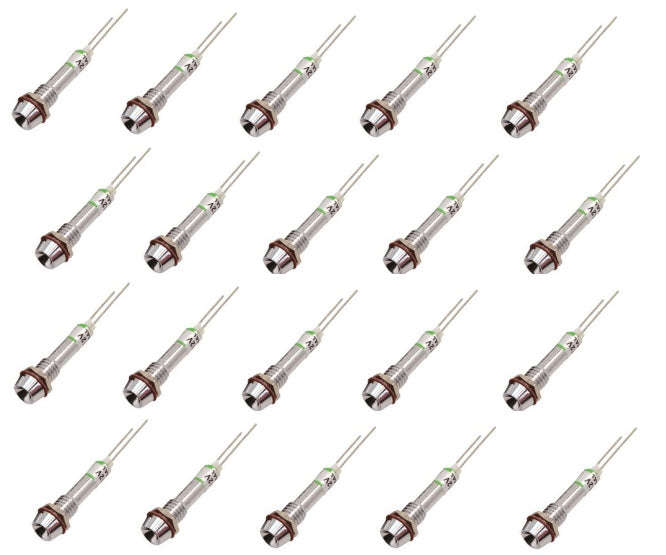 3mm Led Indicator 24 Vdc Red 100/Box Xd22 6 24 Vdc Rd