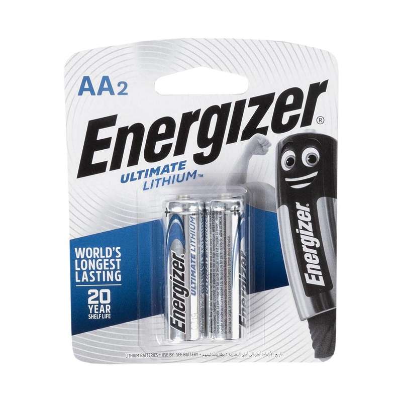 Energizer Ultimate Lithium: Aa 2 Pack (Moq6)
