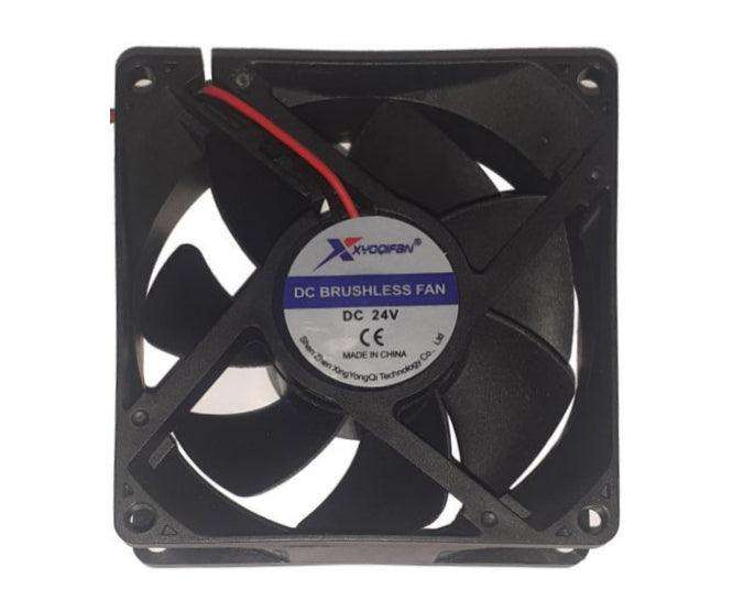 24 Vdc Axial Fan 80sqx25mm Slv 41 Cfm Lead Xy8025 Sl 24