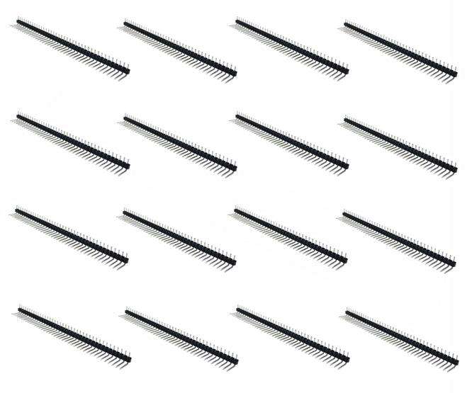 2.54mm Header Sil R/A 40 W 6x2.3x2.54x3mm 200 P/Bag Yvr40