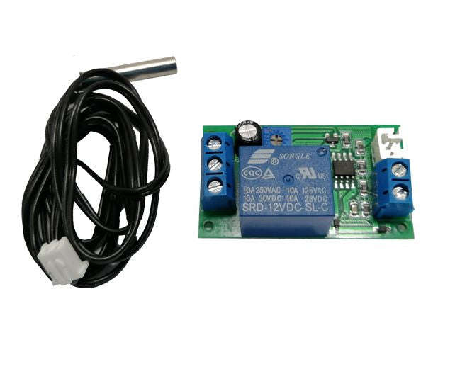 Temp Sensining Analog Adjust, Relay Module 12 Vdc Yysen 1