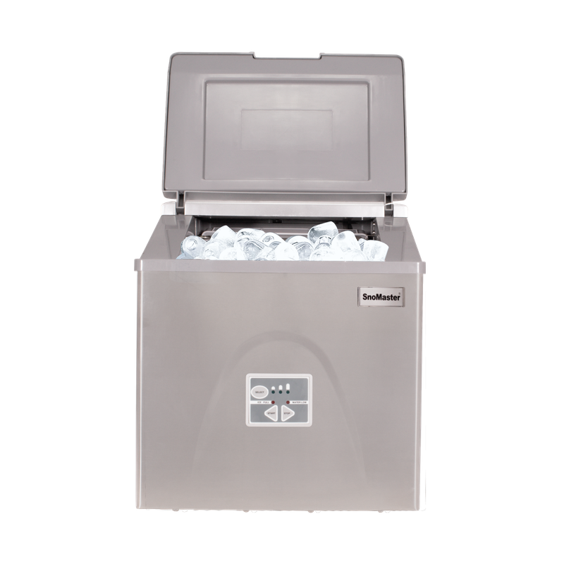 SnoMaster - 20Kg/24Hr Counter-Top Bullet Type Ice-Maker - Stainless Steel (ZBC-20)
