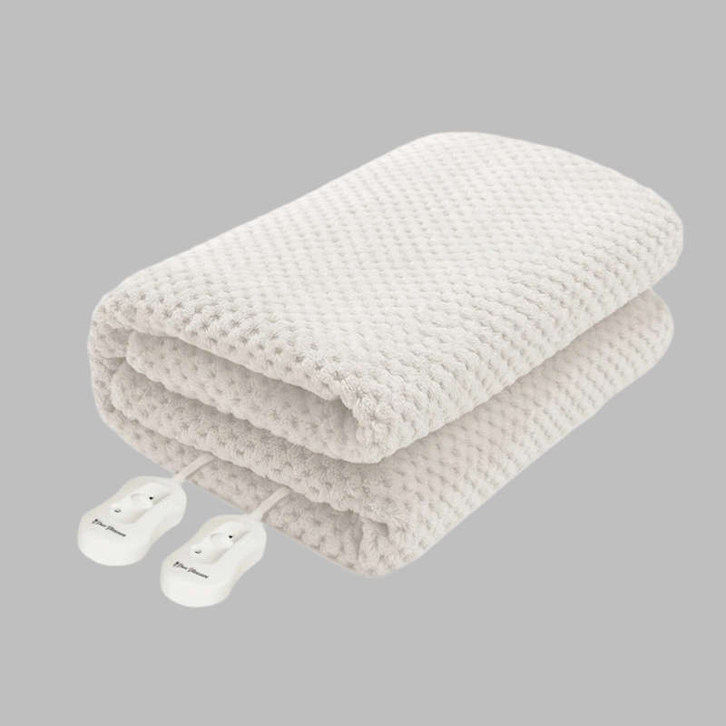 Coral Fleece Fitted Electric Blanket In Tog Bag
