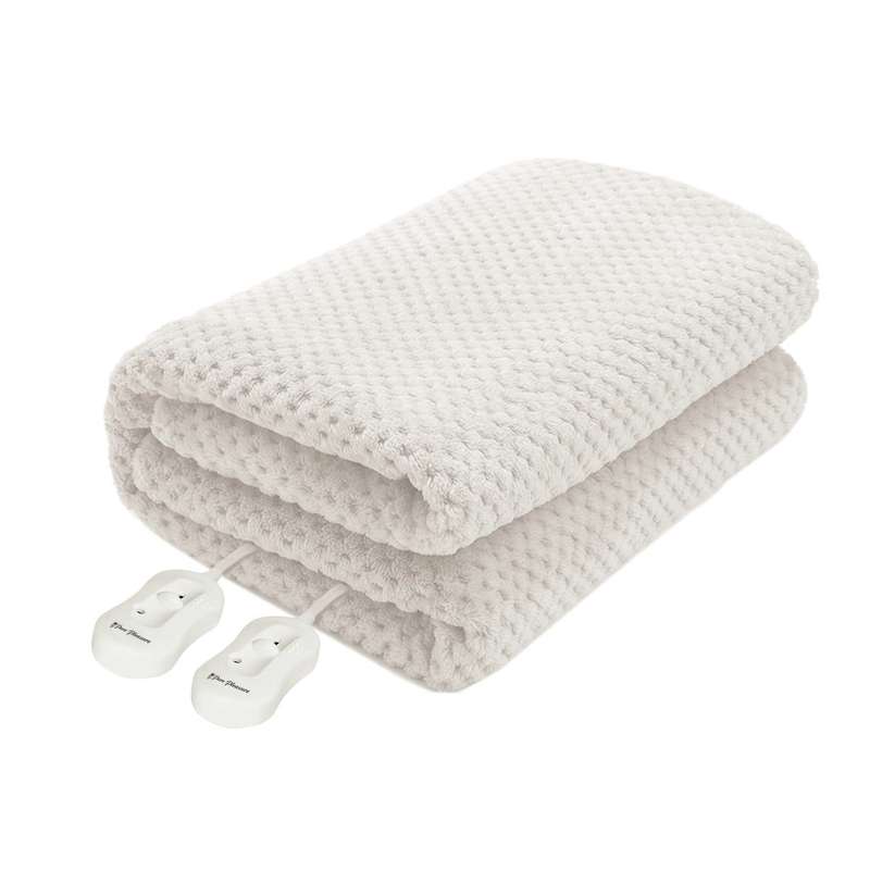 Coral Fleece Fitted Electric Blanket In Tog Bag