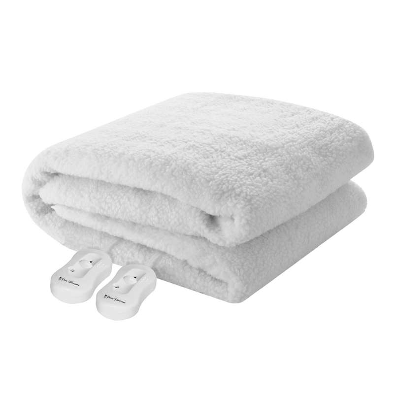 Sherpa Fitted Electric Blanket (Pp)