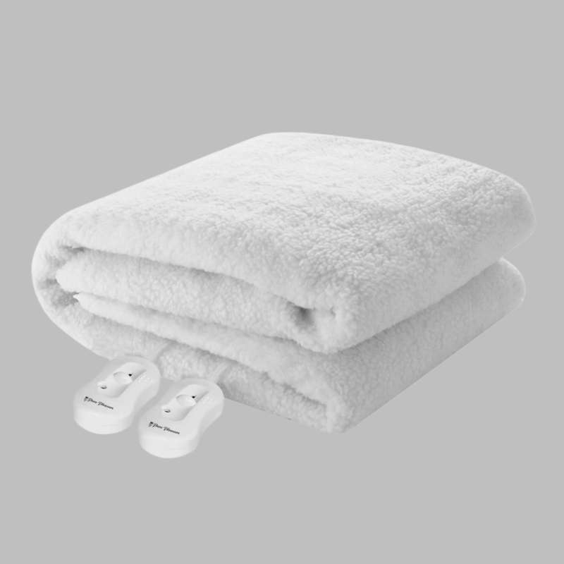 Sherpa Fitted Electric Blanket (Pp)
