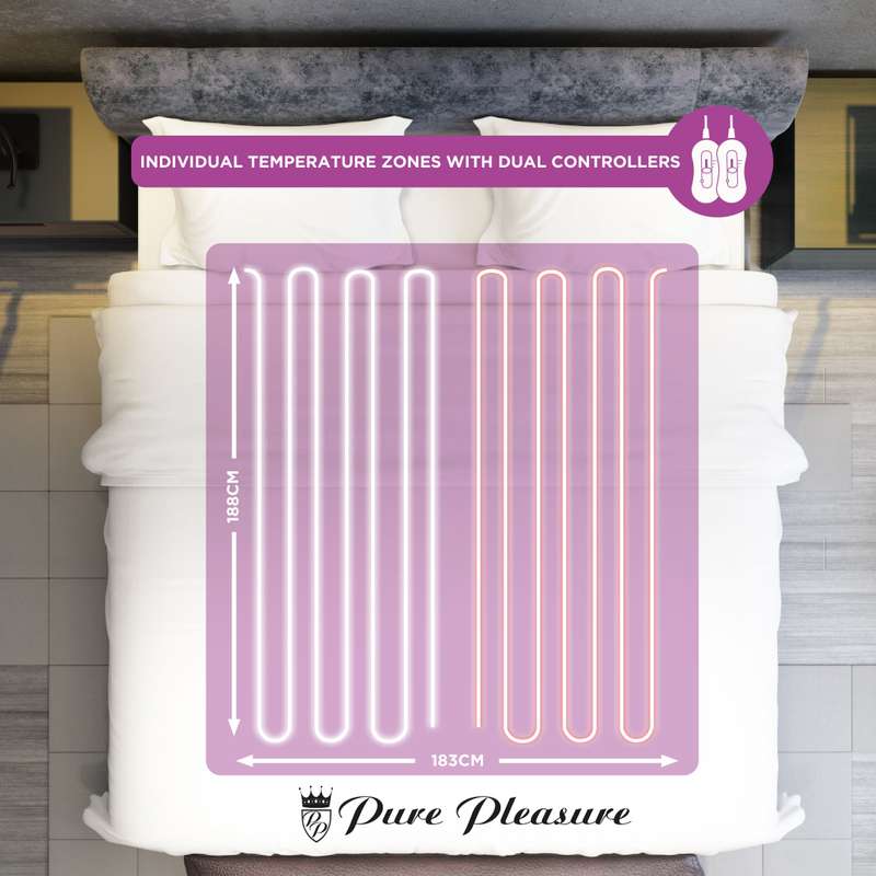 Cotton Quilt Fitted Electric Blanket (Pp)