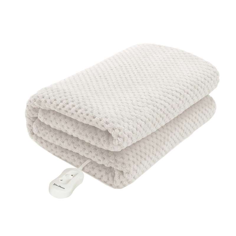 Coral Fleece Fitted Electric Blanket In Tog Bag