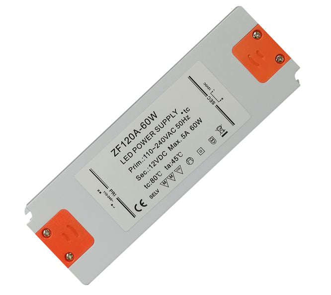 Power Supply Encl. Led Driver I=220 V O=12 V @ 5 A 60 W Zf120 A 60 W