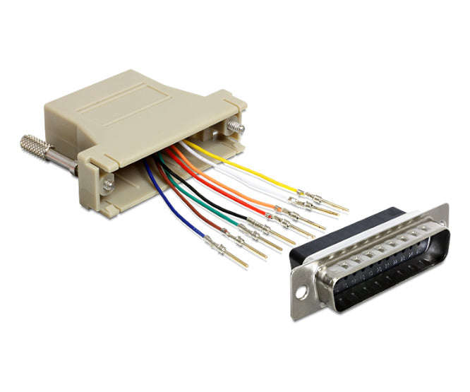Adapter D/S 25 P Rj45 Socket Zp25 M8 C