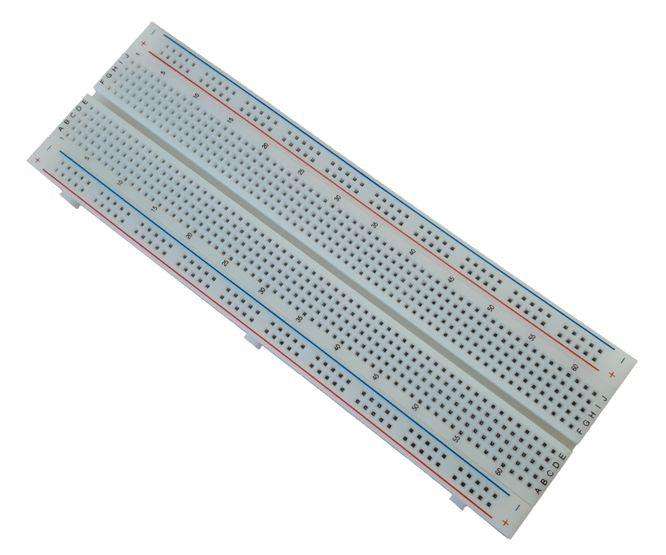 Breadboard 165x55mm 830 Holes With 2x Power Rails Zsb120