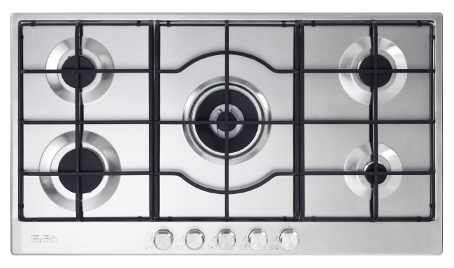 Elba Elio Lite 90 Cm 5 Burner Gas Hob Stainless St