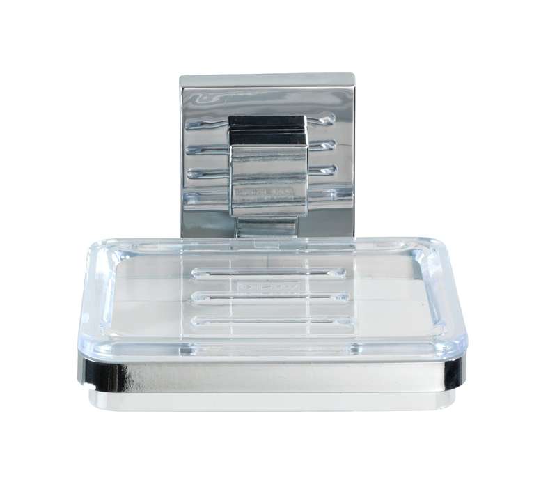 Vacuum Loc Soap Holder Quadro Range S/Steel No Drilling