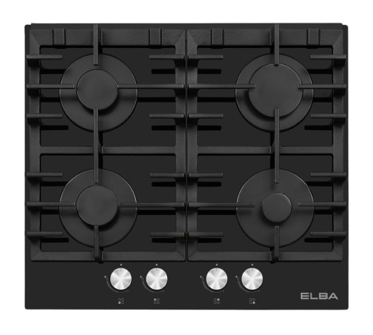 Elba 60 Cm 4 Burner Gas On Glass