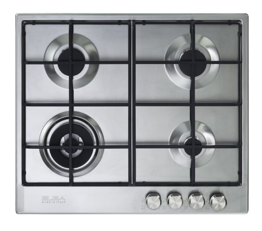 Elba Elio Lite 60 Cm 4 Burner Gas Hob Stainless St
