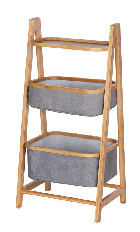 Shelf Unit With 2 Baskets Bahari Bamboo