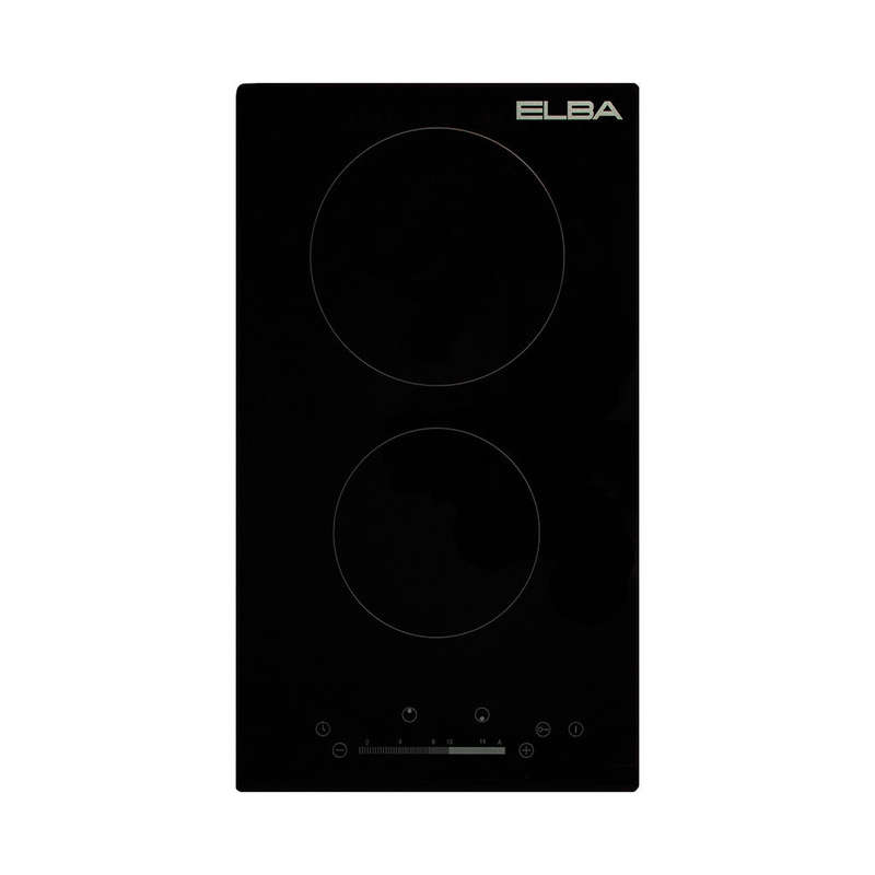 Elba Classic 30 Cm 2 Zone Ceran Hob Black