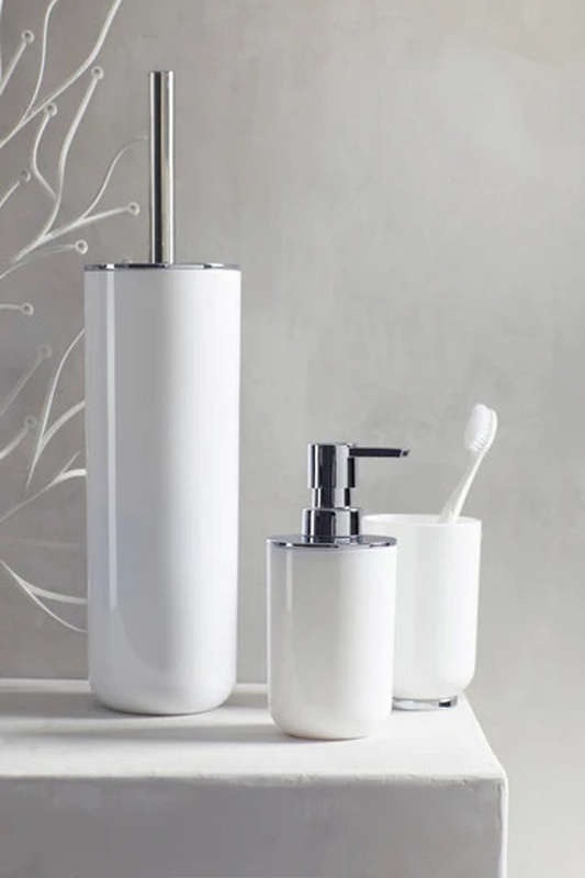 Wenko Soap Dispenser - Posa - White/Chrome