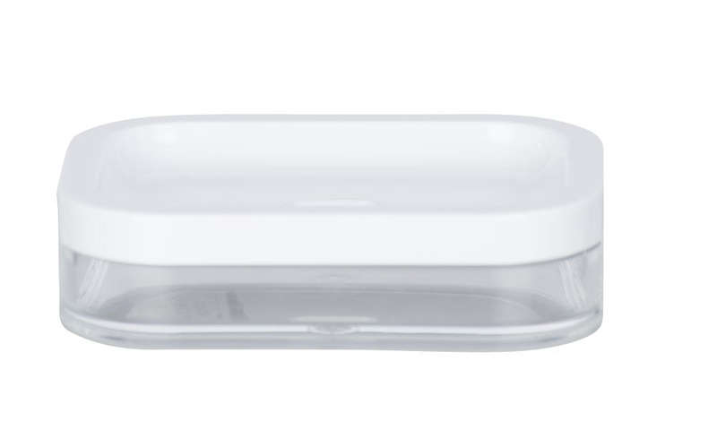 Wenko Soap Dish - Oria Range - White & Clear
