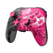 Rematch Glow Wireless Controller Grand Peach Nsw