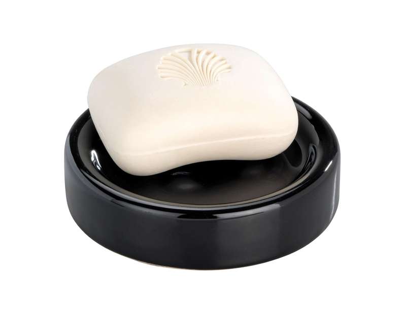 Soap Dish Polaris Range Black Ceramic