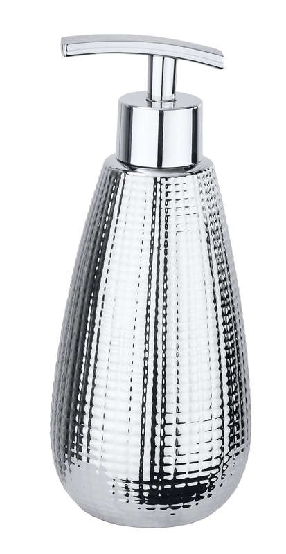 Soap Dispenser Dakar Range Ceramic Silver