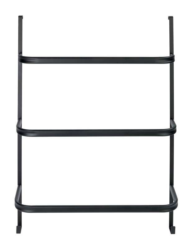 3 Bar Over Door Towel Rail Irpinia Matte Black Steel