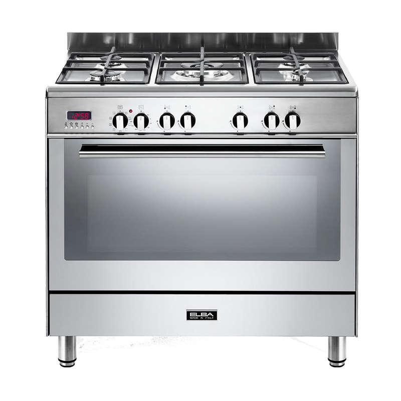 Elba Fusion 90 Cm 5 Burner Gas Cooker With Electric