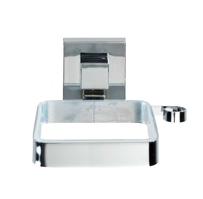 Vacuum Loc Hair Dryer Holder Quadro Range S/Steel No Drilling
