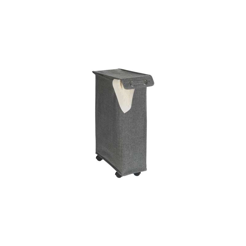 Laundry Basket 43 L With Lid Corno Prime Black White