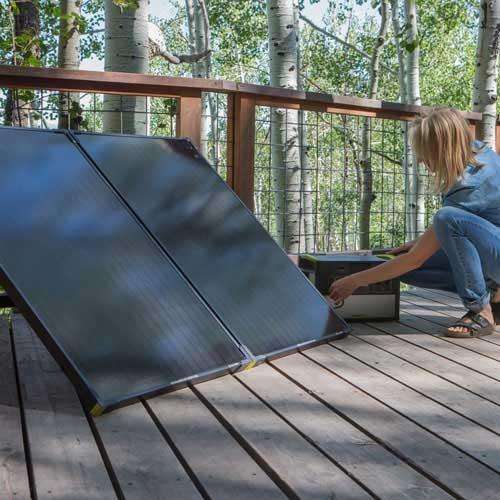 Goal Zero - Boulder 200 Briefcase (200 Watt Aluminium Frame Solar Panel)