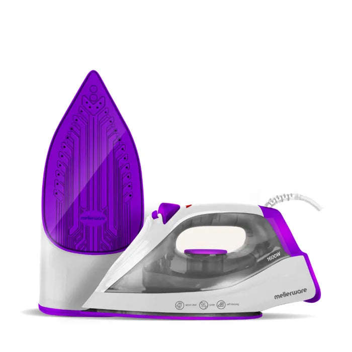 Mellerware Iron Steam Dry 250 Ml 1600 W Purple