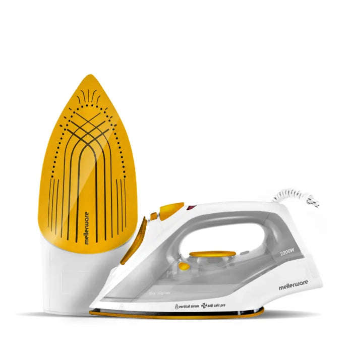 Mellerware Iron Steam Dry 250 Ml 2200 W Titan Gold