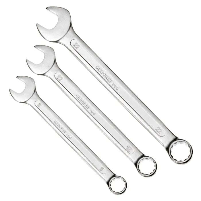 Gedore Red Comb Spanner Set 6 22 Mm 17 Pc R09105017