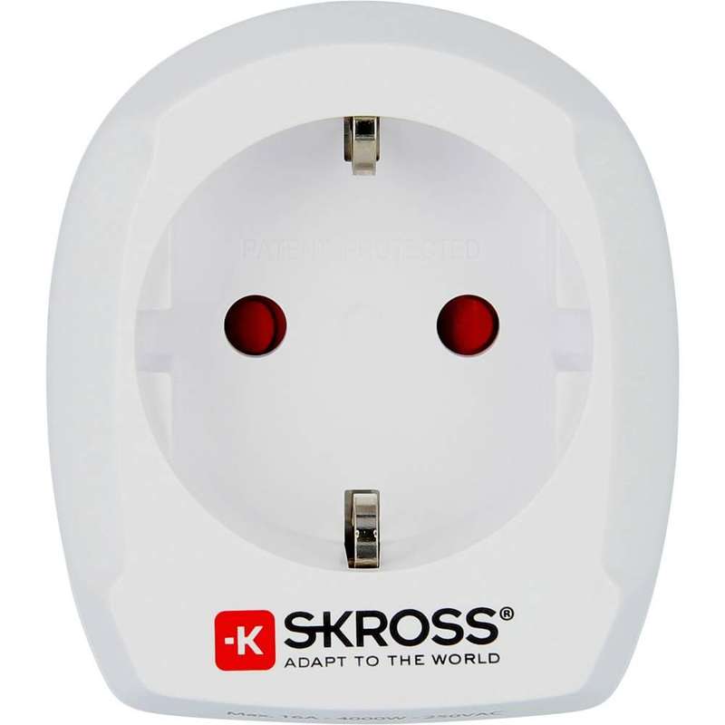 SKROSS - EU to UK Travel Adapter