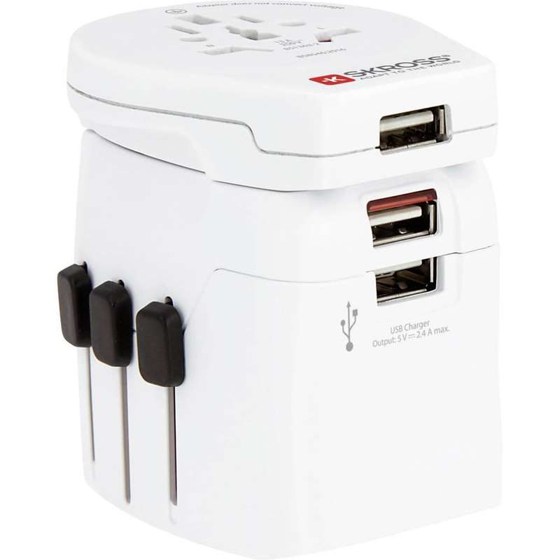 SKROSS- PRO Light 3xUSB - World Travel Adapter
