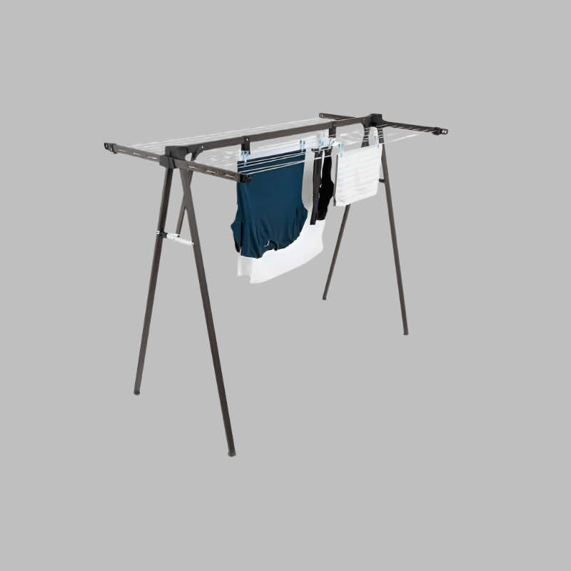 A Frame Freestanding Clothes Drying Stand With Bonus Peg Bag & Pegs