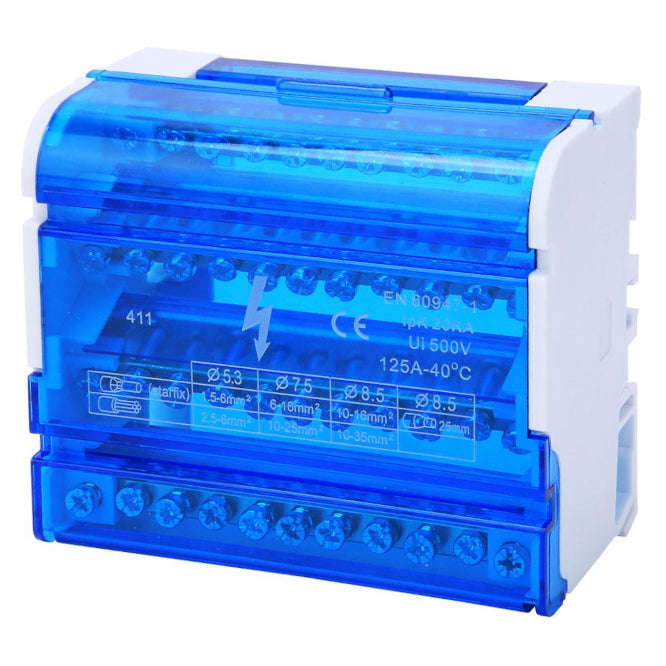 Modular Distribution Block 4 Bar 125 A Mdb Vc 411