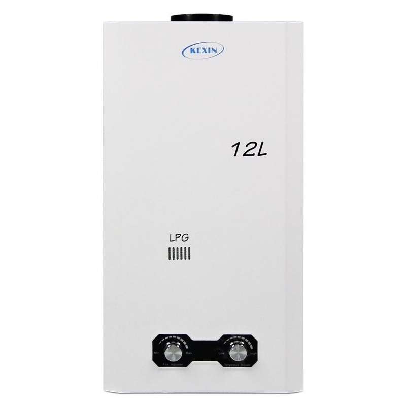 Kexin 12Lt Gas Geyser High Pressure Unit - Indoor/Outdoor