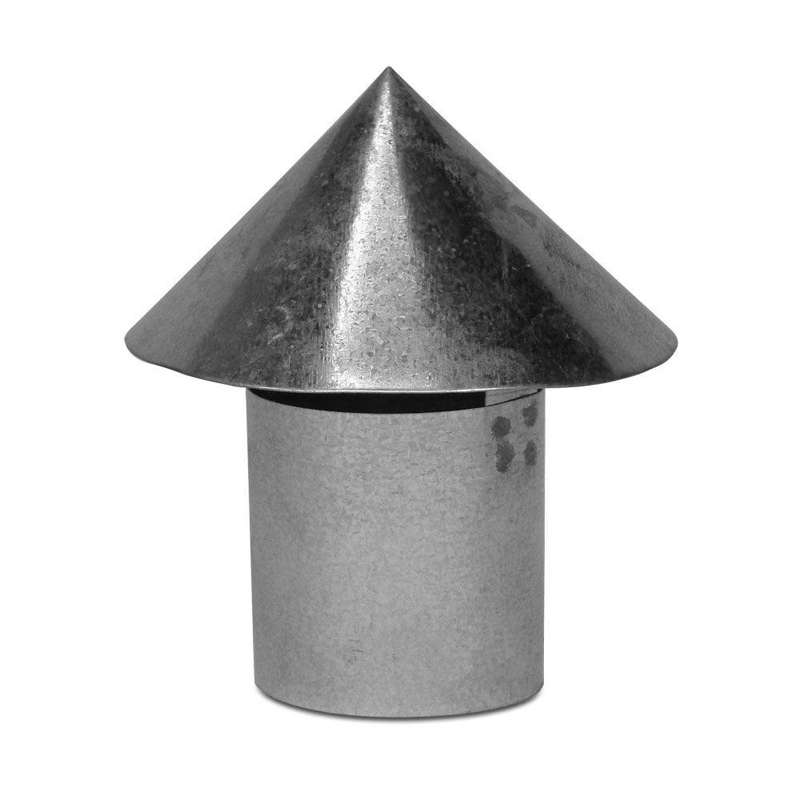Kexin Cowls: Galvanised - 130mm x 30mm