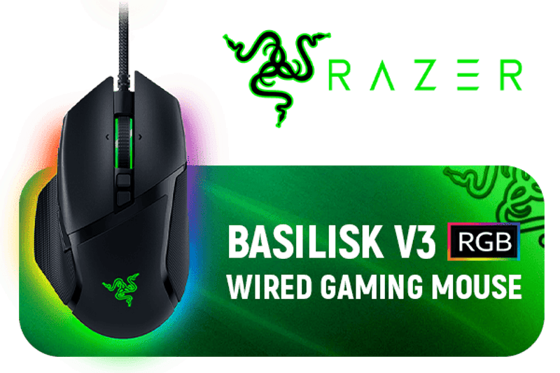 Basilisk V3 Ergonomic Wired Gaming Mouse