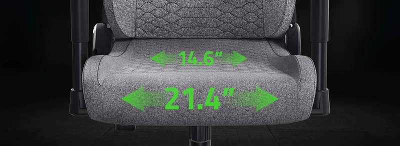 Iskur V2 X Gaming Chair Black Fabric