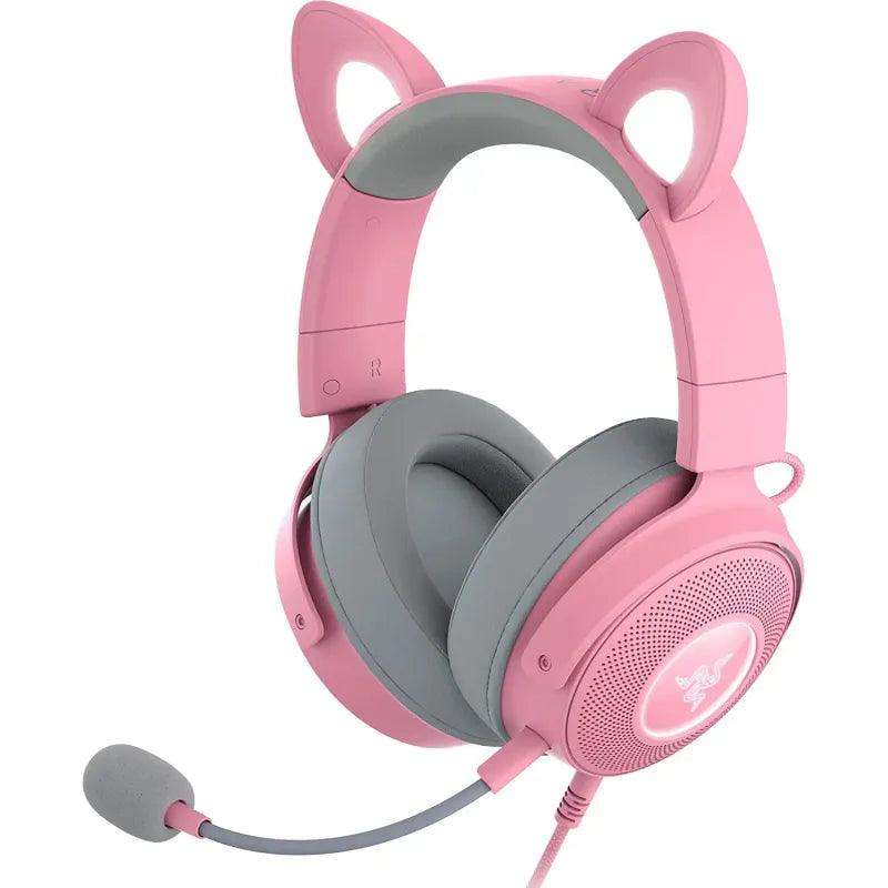 Kraken Kitty V2 Pro  Rgb Headset/ Int Ears Quartz