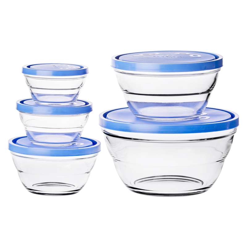 Lambada Bowl 5 Pc Set Blue