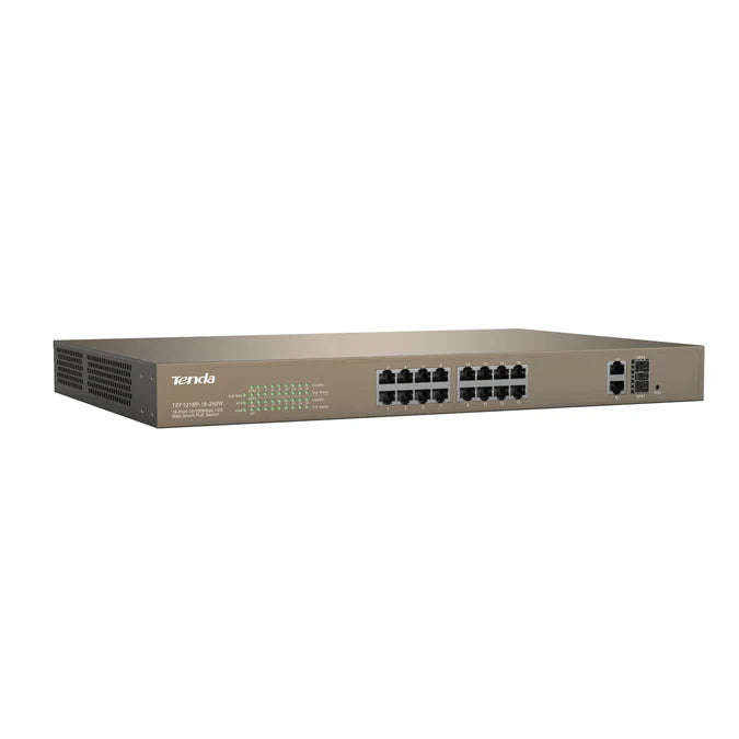 Tenda Switch 16 POE 10/100 2XUPL 1XSFP