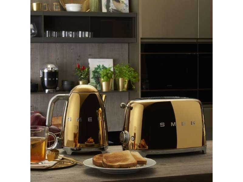 Electric kettle KLF03GOEU 1,7 l, gold, Smeg