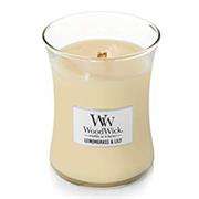 Woodwick Lemongrass & Lily Medium Jar Retail Box No