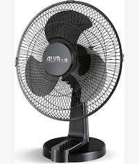 Alva 40cm Plastic Desk Fan Black 45w