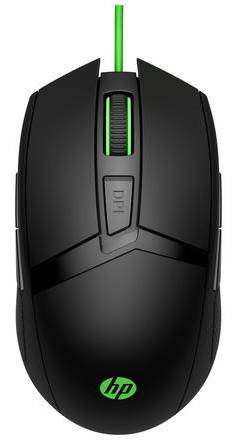 HP Pavilion USB Wired Gaming Mouse 300 - Ergonomic Shape Ambidextrous Design