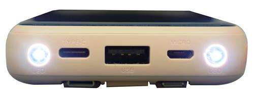Viaking Power Bank 10000 mAh Capacity- Colour Light Pink,